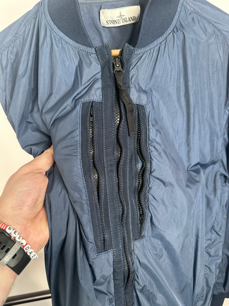 Stone Island Garment Dyed Crinkle Reps NY Bomber Jacket (L)