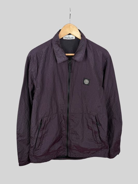 Stone Island Seersucker Nylon Weft Overshirt (L)