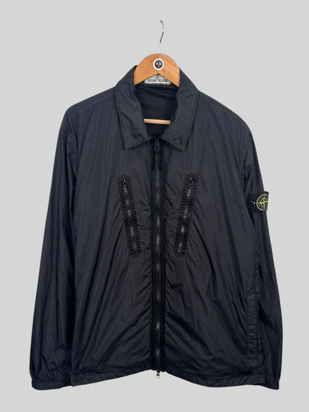 Stone Island Crinkle Reps Nylon Overshirt (XL)