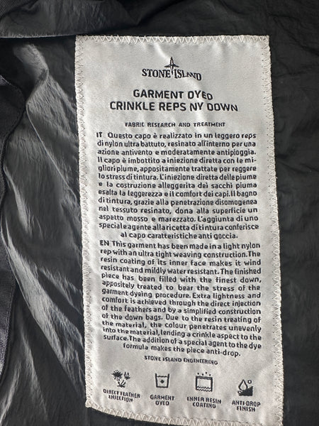 Stone Island Garment Dyed Crinkle Reps NY Down Jacket (XXL)