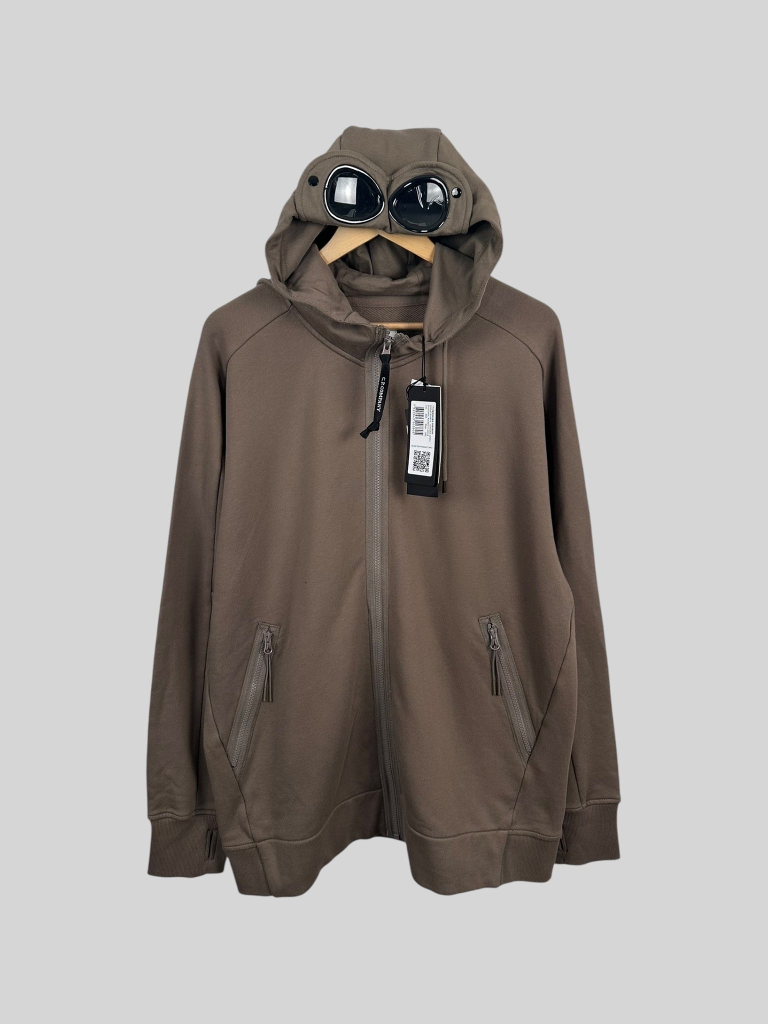 CP Company Diagonal Raised Fleece Goggle Hoodie - BNWT (XXL)
