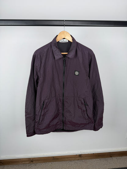 Stone Island Seersucker Nylon Weft Overshirt (L)