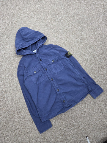 Stone Island Junior Hooded Overshirt - Age 8