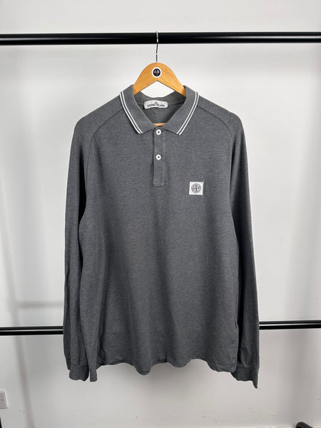Stone Island Long Sleeved Polo Shirt (3XL)