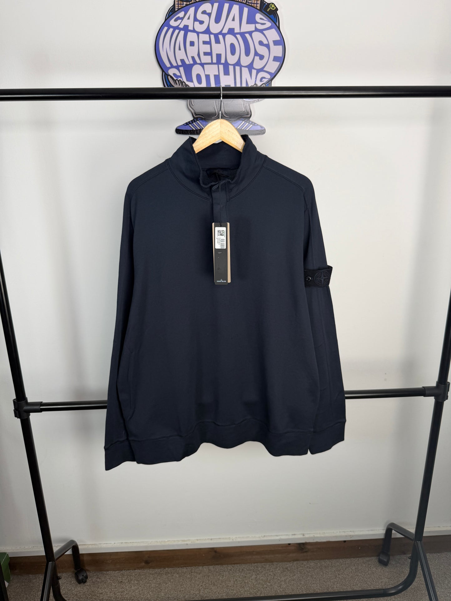 Stone Island 1/4 Snap Ghost Sweatshirt