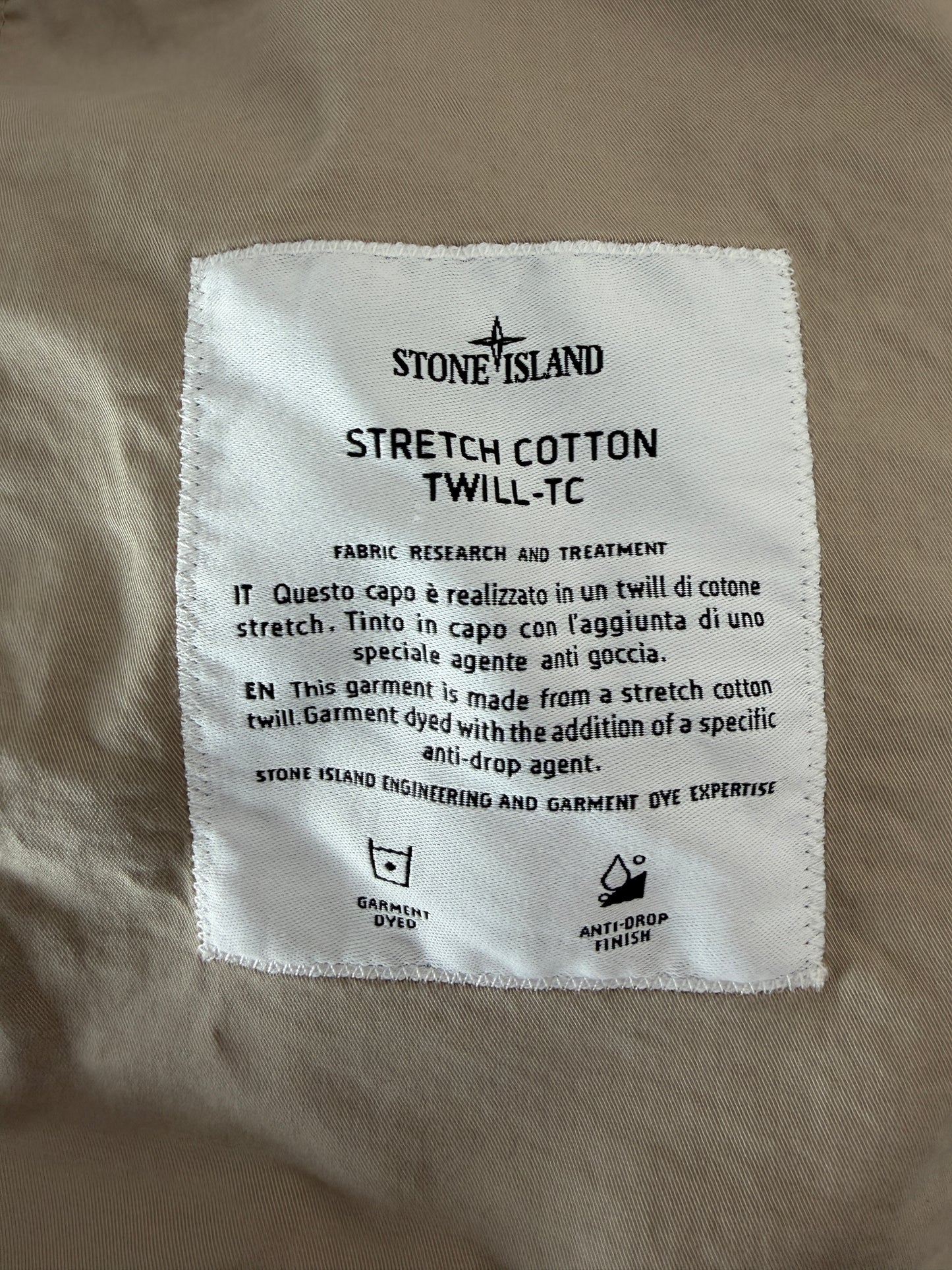 Stone Island Stretch Cotton Twill TC Jacket