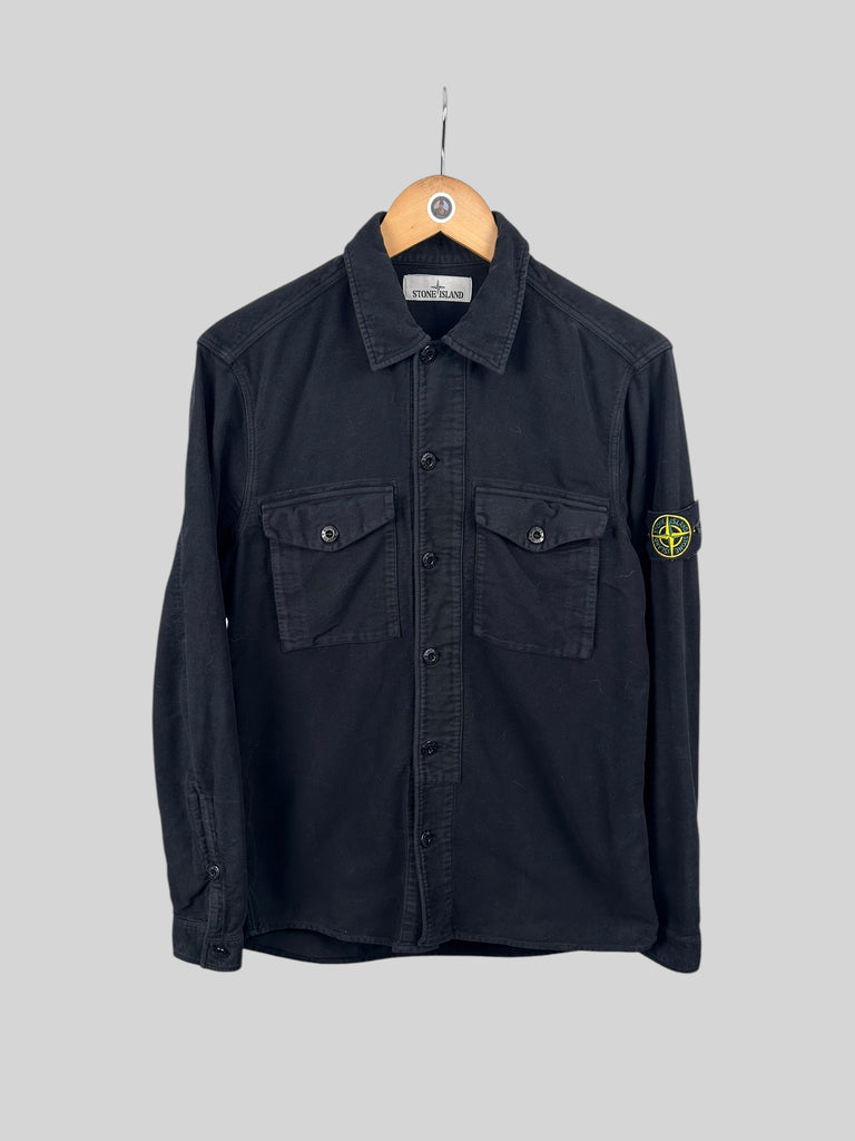 Stone Island Brushed Cotton Moleskin Overshirt - Medium