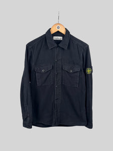 Stone Island Brushed Cotton Moleskin Overshirt - Medium