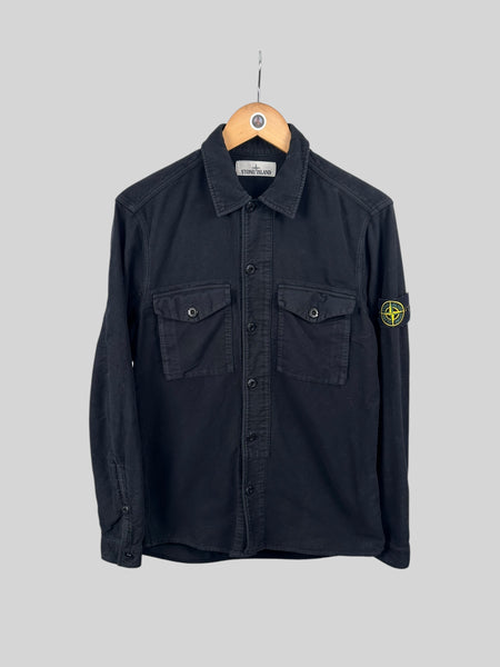 Stone Island Brushed Cotton Moleskin Overshirt - Medium
