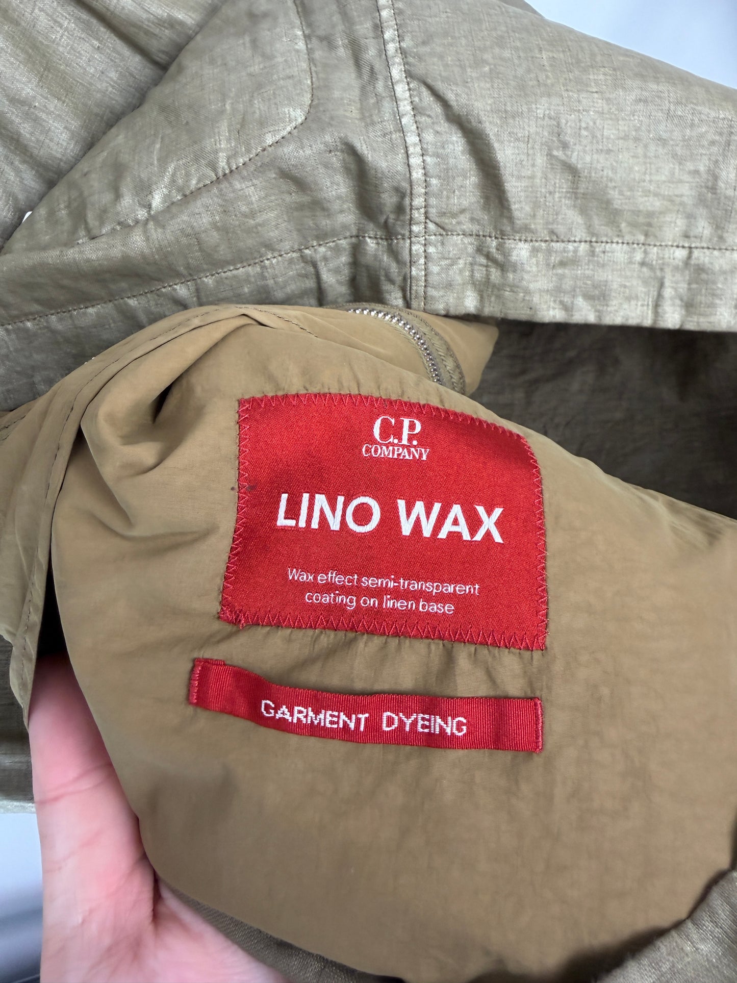 C.P Company Lino Wax Goggle Jacket