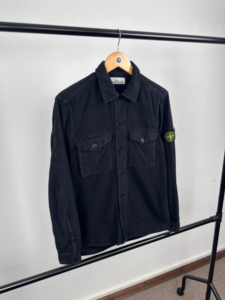 Stone Island Brushed Cotton Moleskin Overshirt - Medium