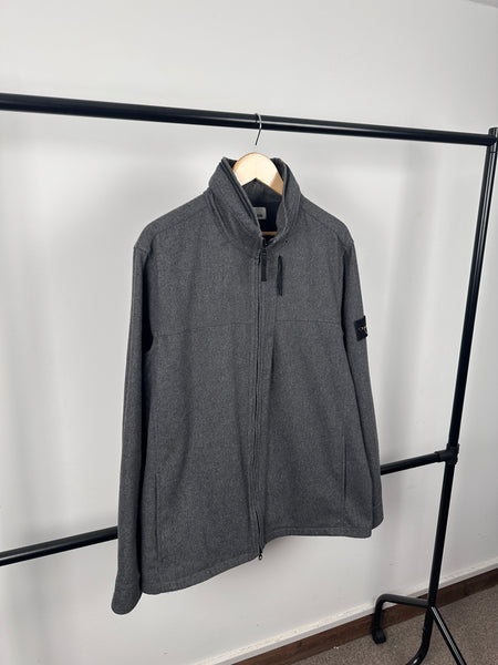 Stone Island Zip Up Wool Jacket (XXL)