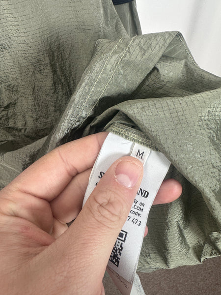 Stone Island 1/4 Zip Nylon Metal Overshirt (M)