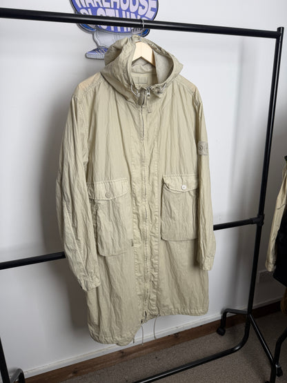 Stone Island 50 Fili Resinata Ghost Parka Jacket