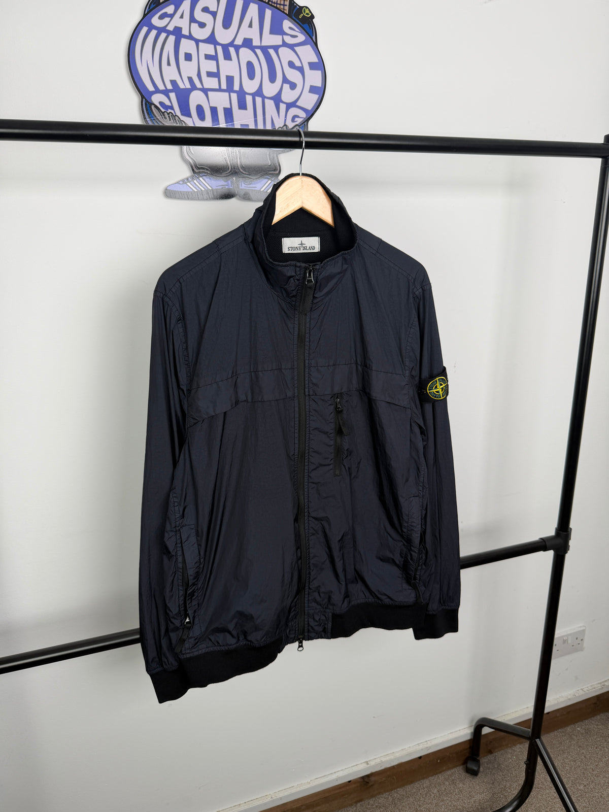 Stone Island Garment Dyed Crinkle Reps NY Jacket