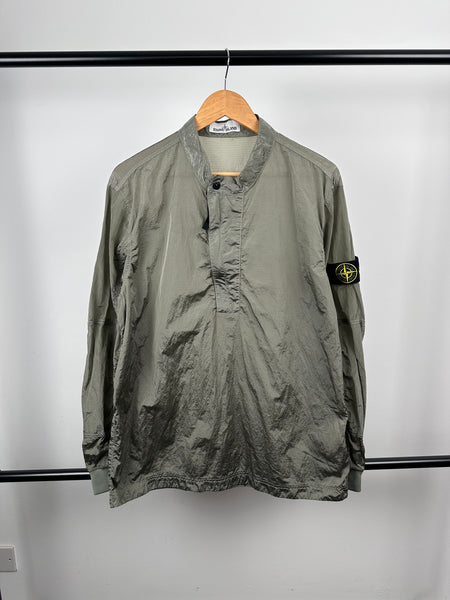 Stone Island 1/4 Zip Ripstop Smock - Large