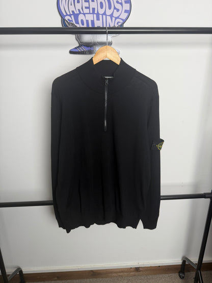 Stone Island Lana Wool 1/2 Zip Knit