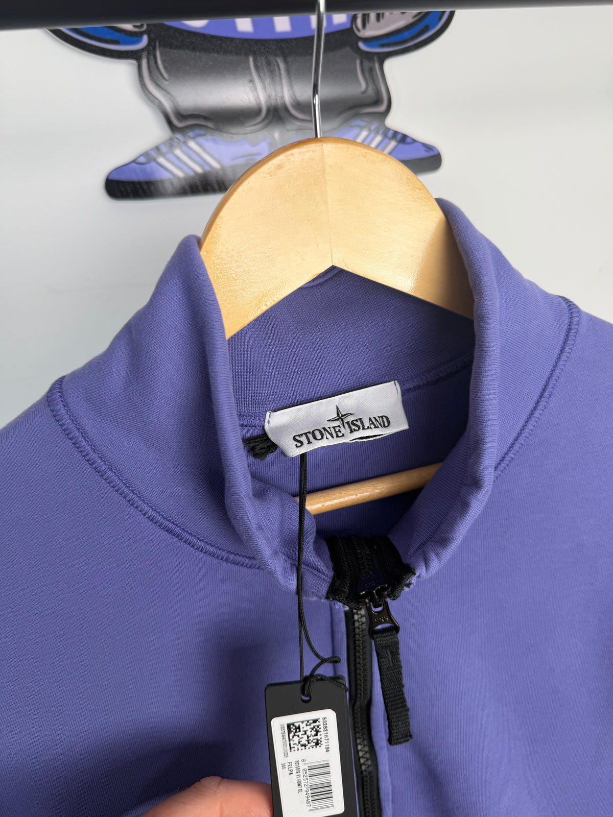 Stone Island 1/4 Zip Sweatshirt