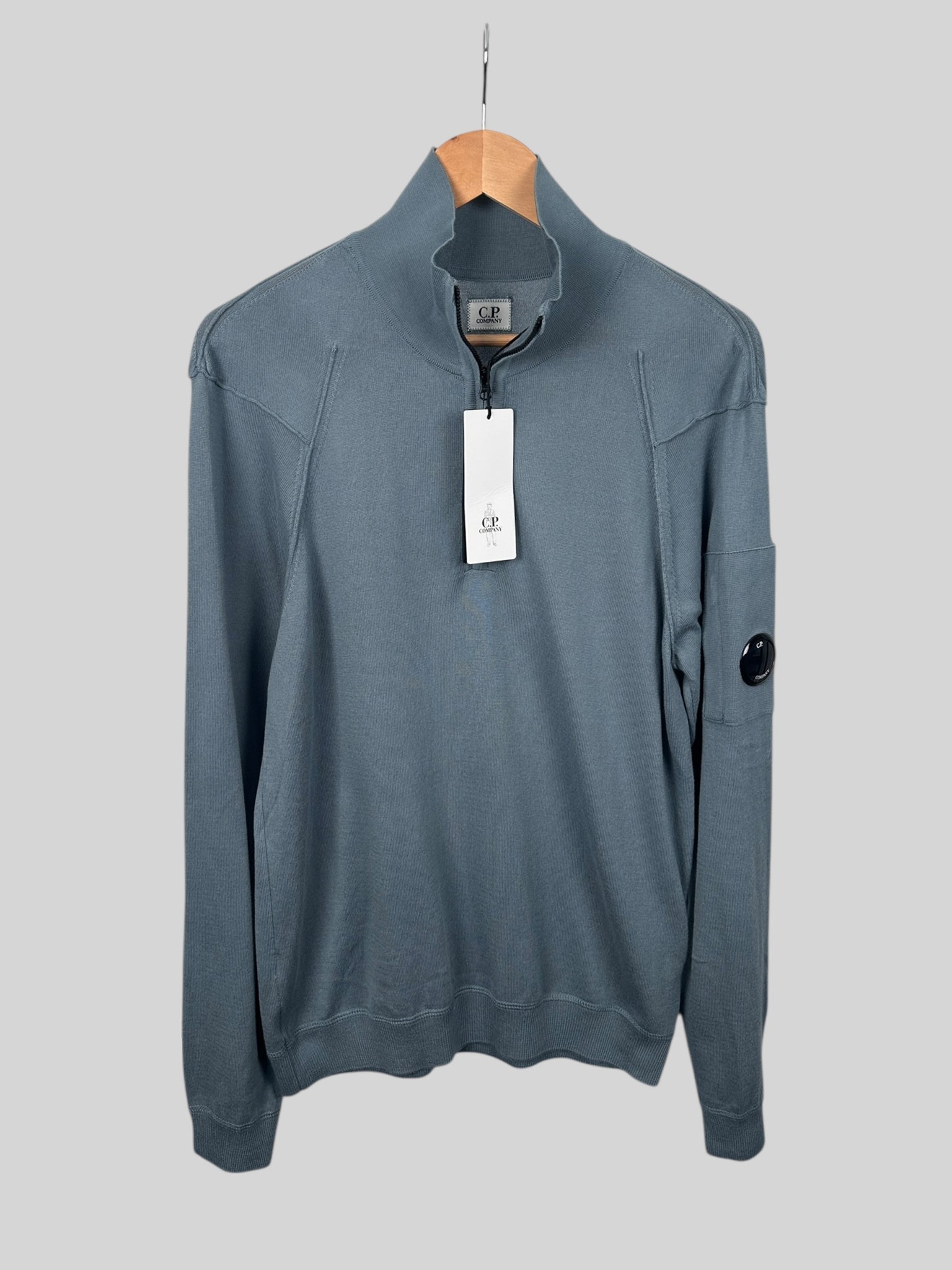 CP Company 1/4 Zip Knit Sweatshirt (S)