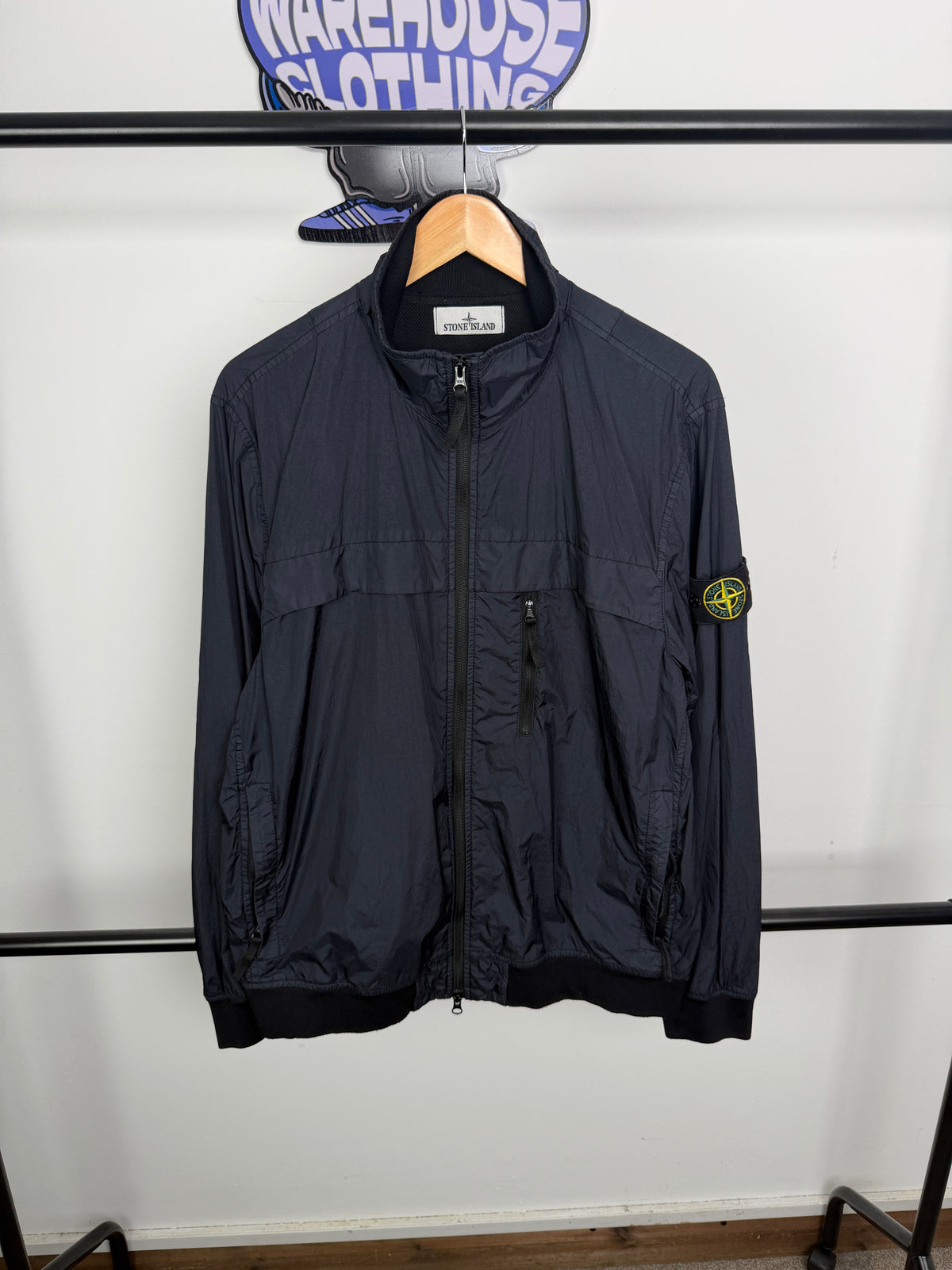 Stone Island Garment Dyed Crinkle Reps NY Jacket