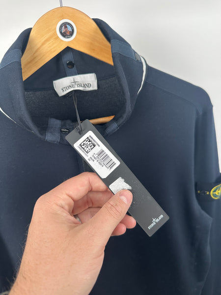 Stone Island 1/4 Zip Sweatshirt (M)