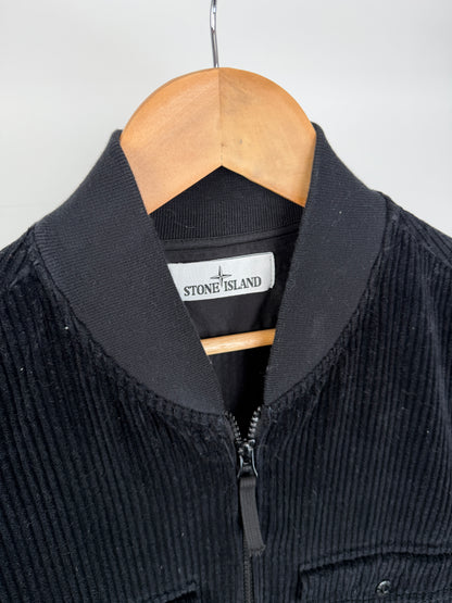 Stone Island Zip Up Corduroy Overshirt (M)