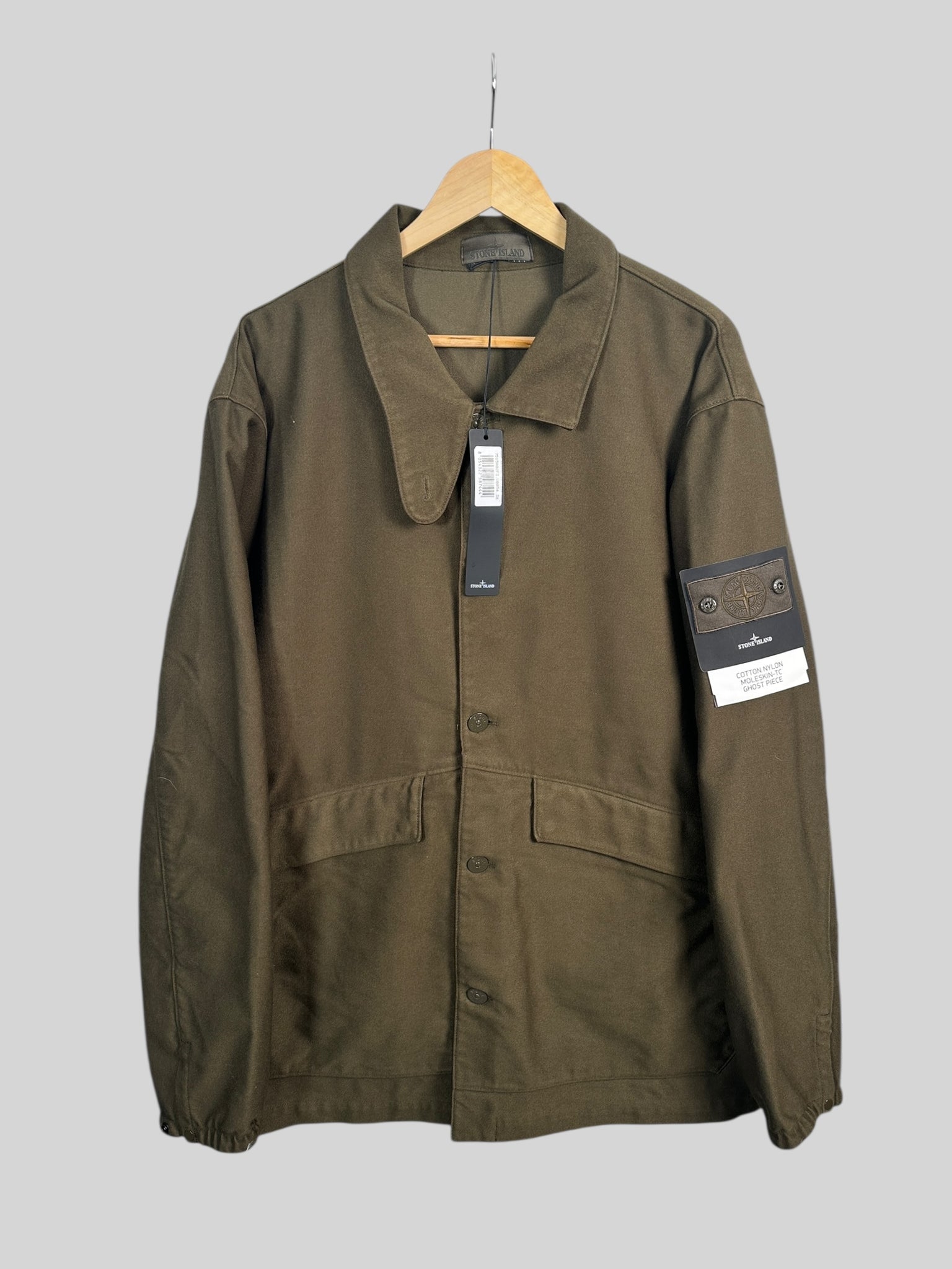 Stone Island Cotton Nylon Moleskin-TC Ghost Piece - BNWT