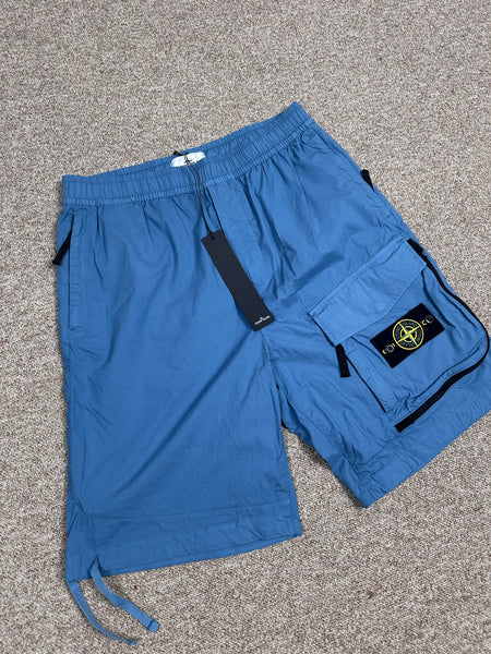 Stone Island Bermuda Comfort Fit Cargo Shorts - W30”