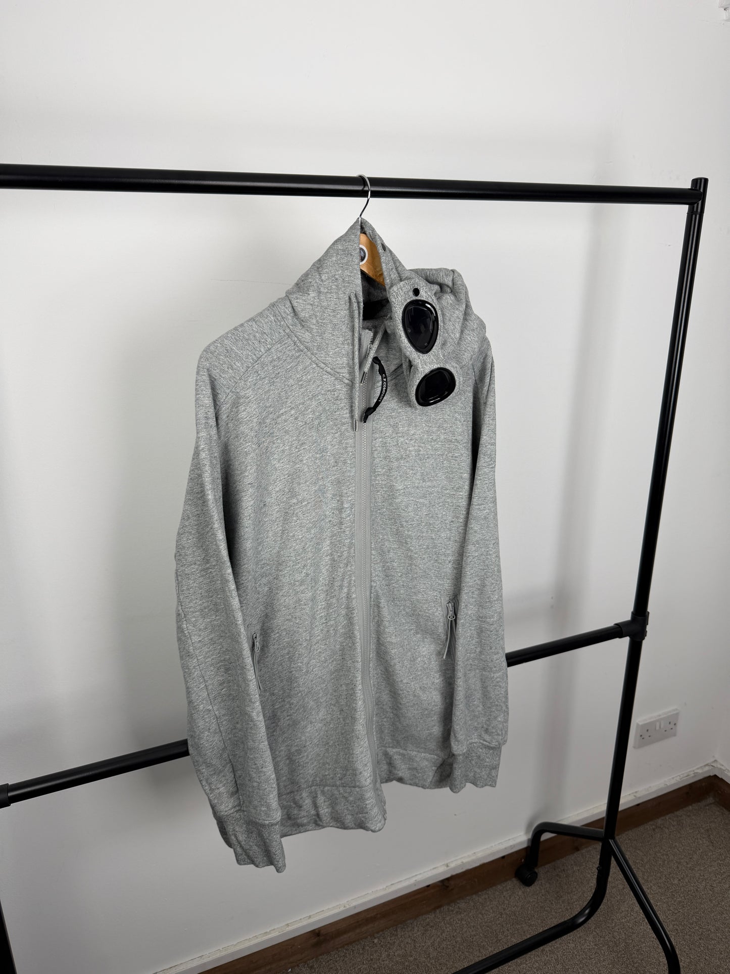 C.P Company Full Zip Goggle Hoodie (2XL)
