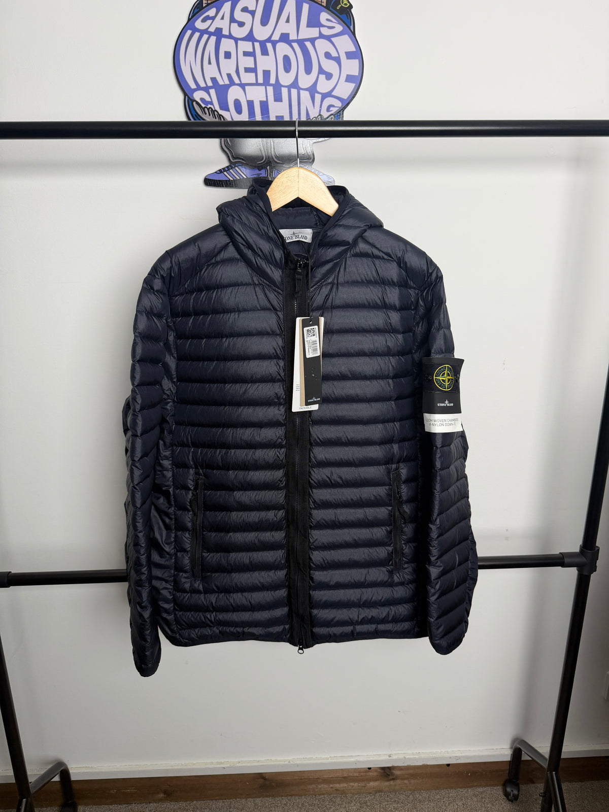 Stone Island Loom Woven Chambers R-Nylon Down TC Packable Jacket
