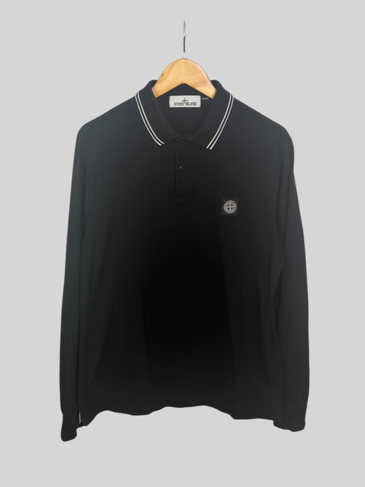 Stone Island Long Sleeved Polo Shirt
