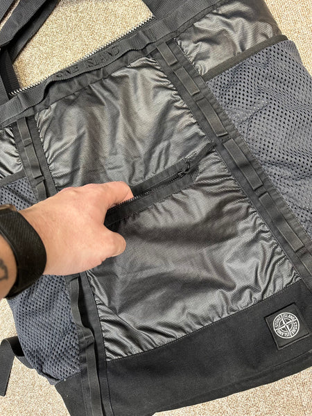 Stone Island Mussola Gommata Panelled Backpack - BNWT