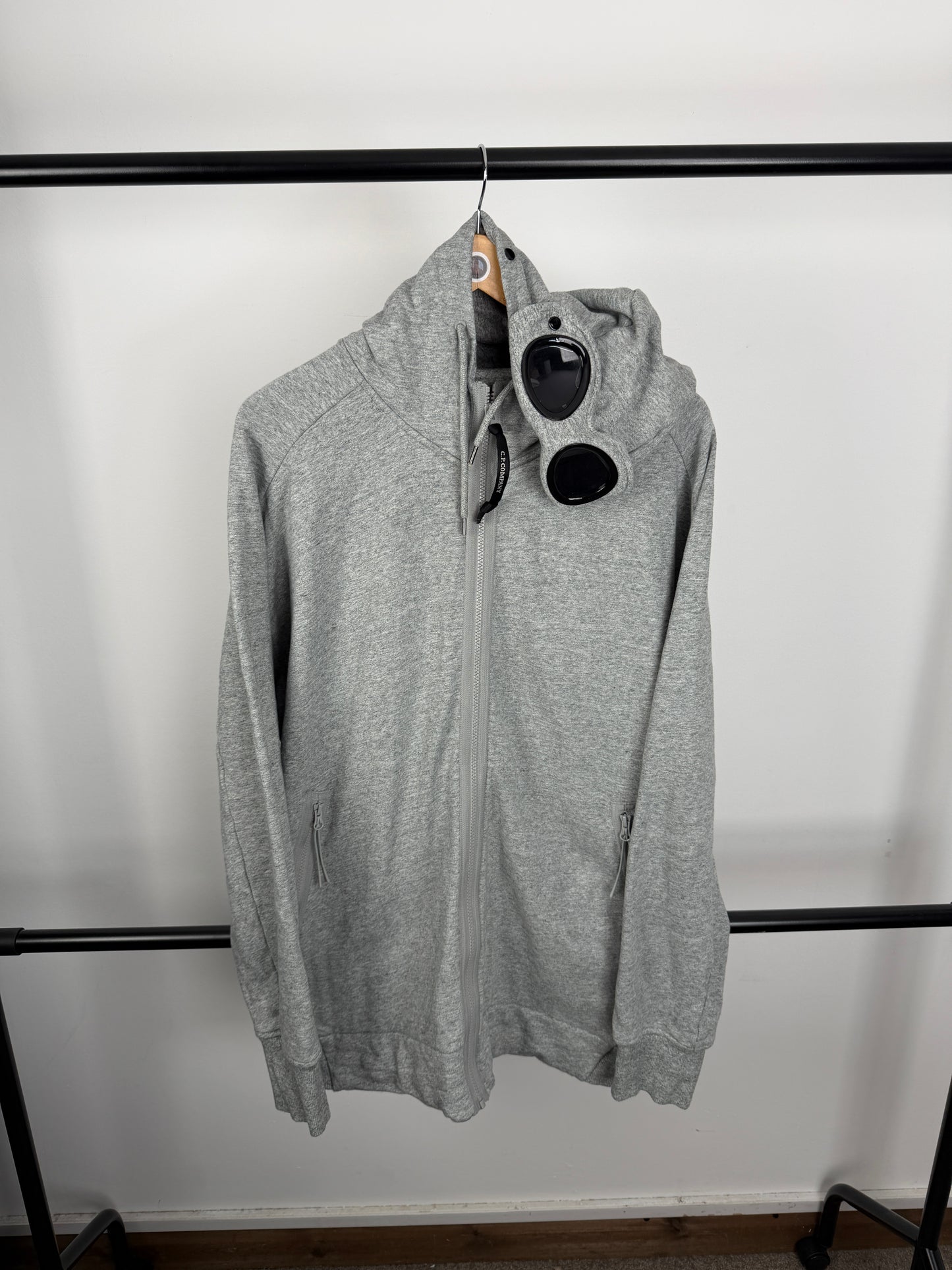 C.P Company Full Zip Goggle Hoodie (2XL)