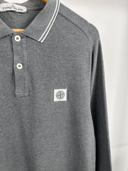 Stone Island Long Sleeved Polo Shirt (3XL)