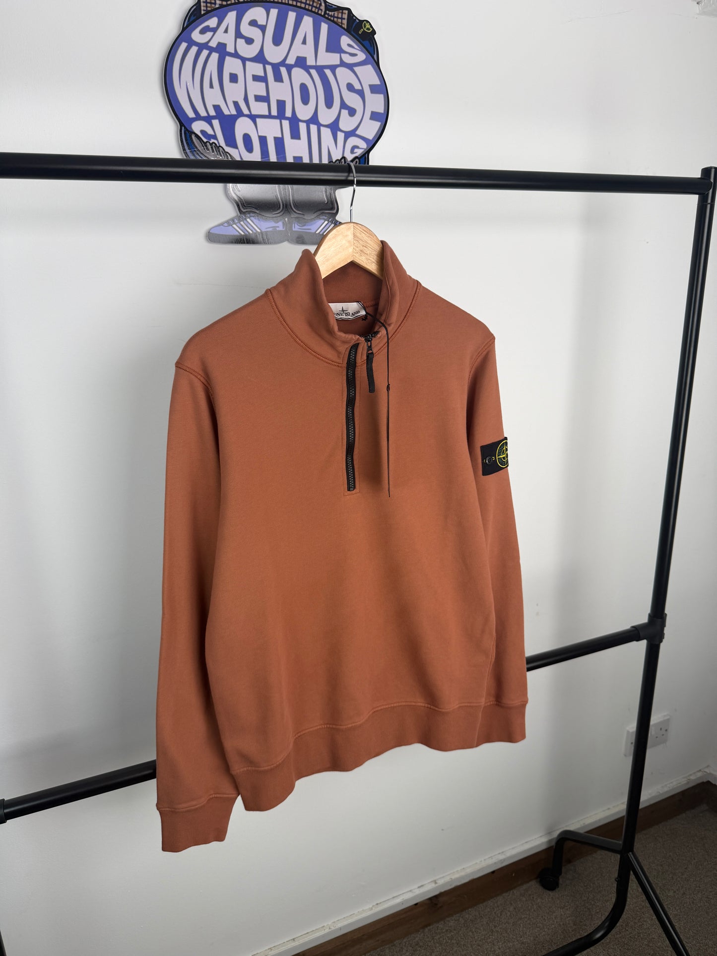 Stone Island 1/4 Zip Sweatshirt