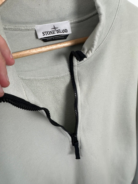 Stone Island 1/4 Zip Sweatshirt (XXL)