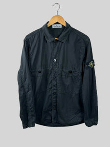Stone Island Button Up Overshirt - Medium