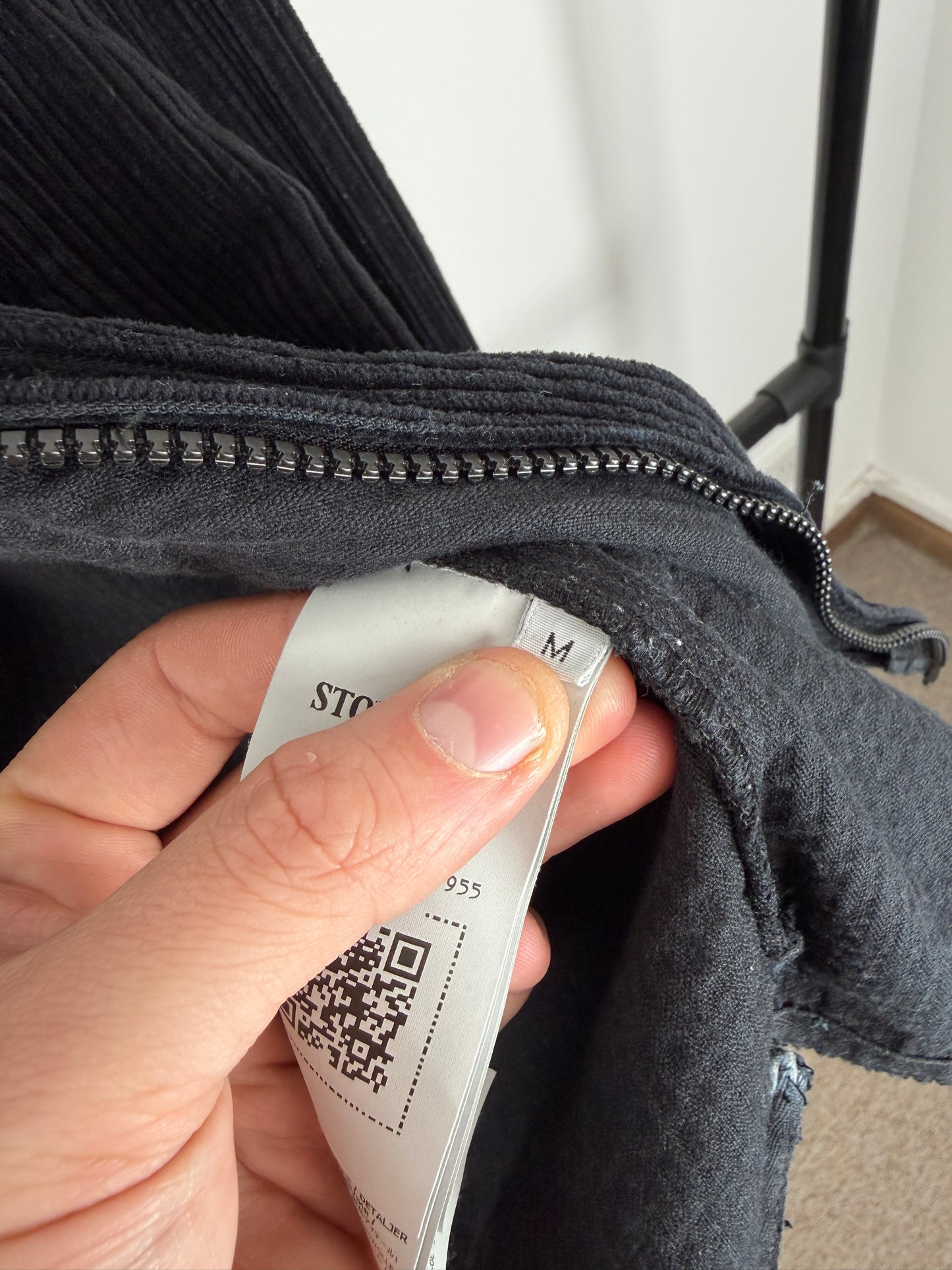 Stone Island Zip Up Corduroy Overshirt (M)
