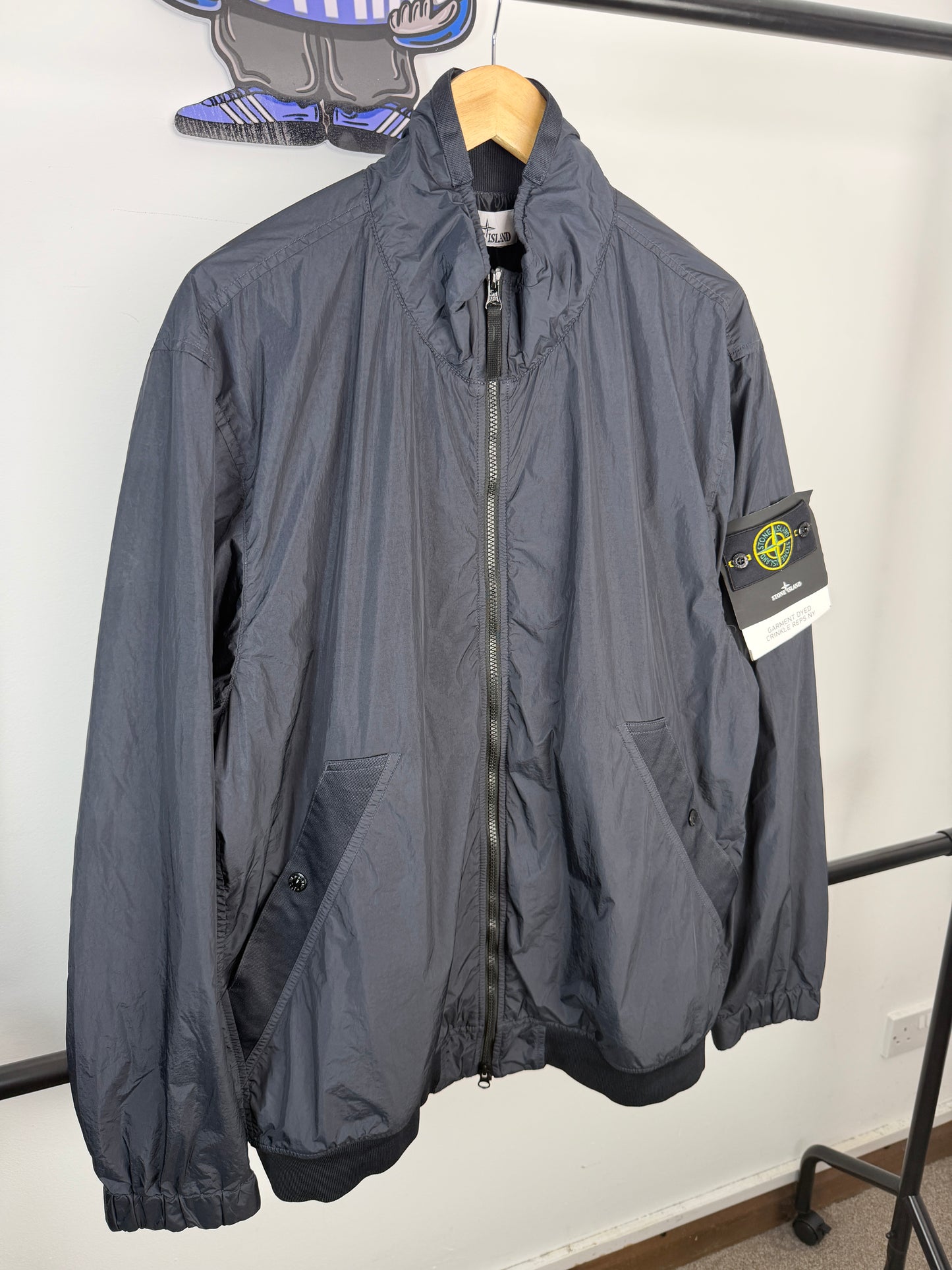 Stone Island Garment Dyed Crinkle Reps NY Jacket