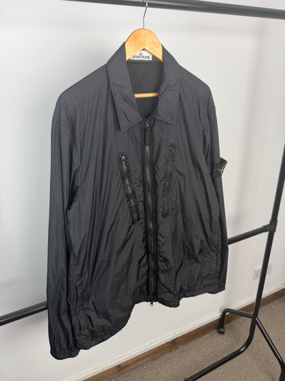 Stone Island Garment Dyed Crinkle Reps Overshirt