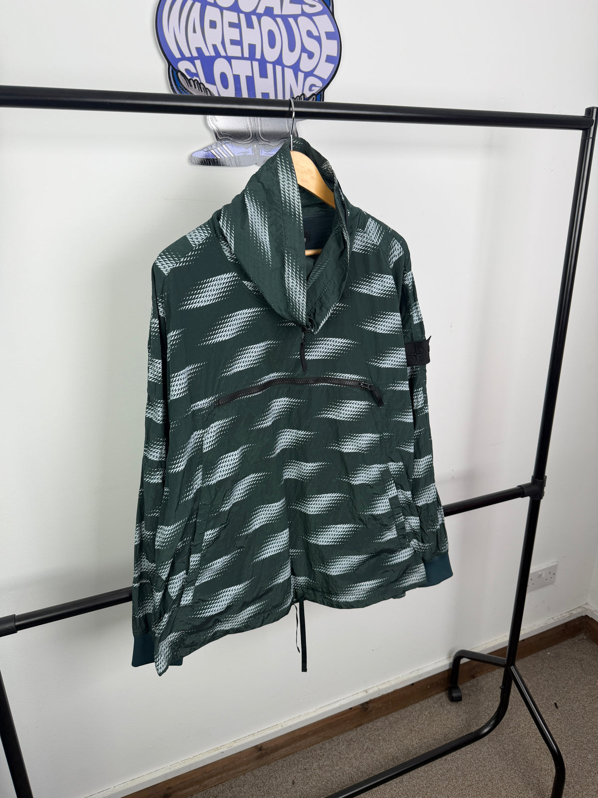 Stone Island Shadow Project Striped Nylon Metal Smock