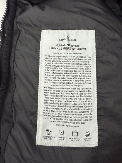 Stone Island Garment Dyed Crinkle Reps Down Jacket