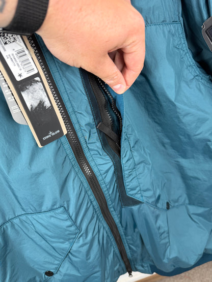 Stone Island Garment Dyed Crinkle Reps R-NY Primaloft TC Bomber Jacket