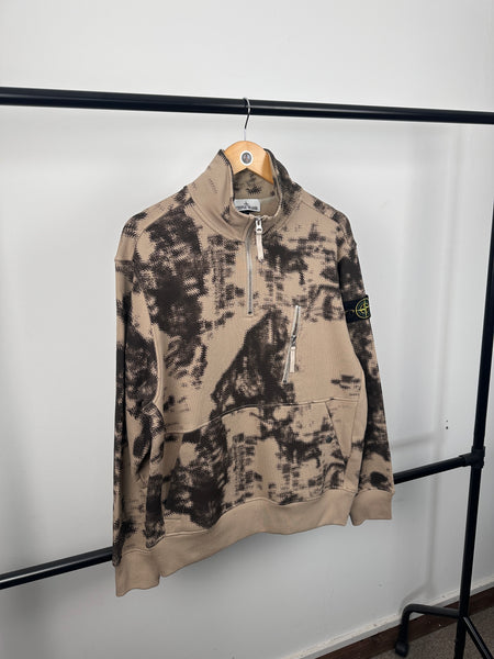 Stone Island Camo 1/4 Zip Sweatshirt BNWT (M)