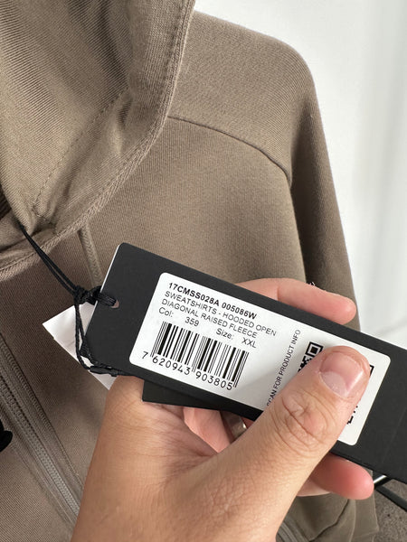 CP Company Diagonal Raised Fleece Goggle Hoodie - BNWT (XXL)