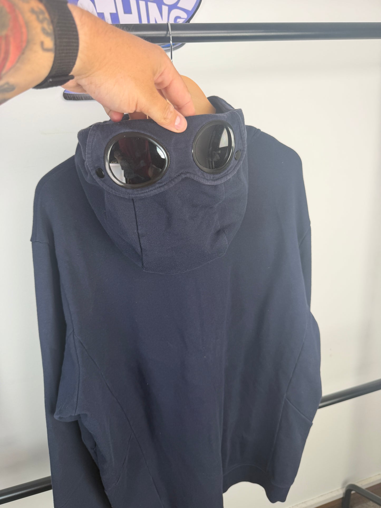 C.P Company Full Zip Goggle Hoodie