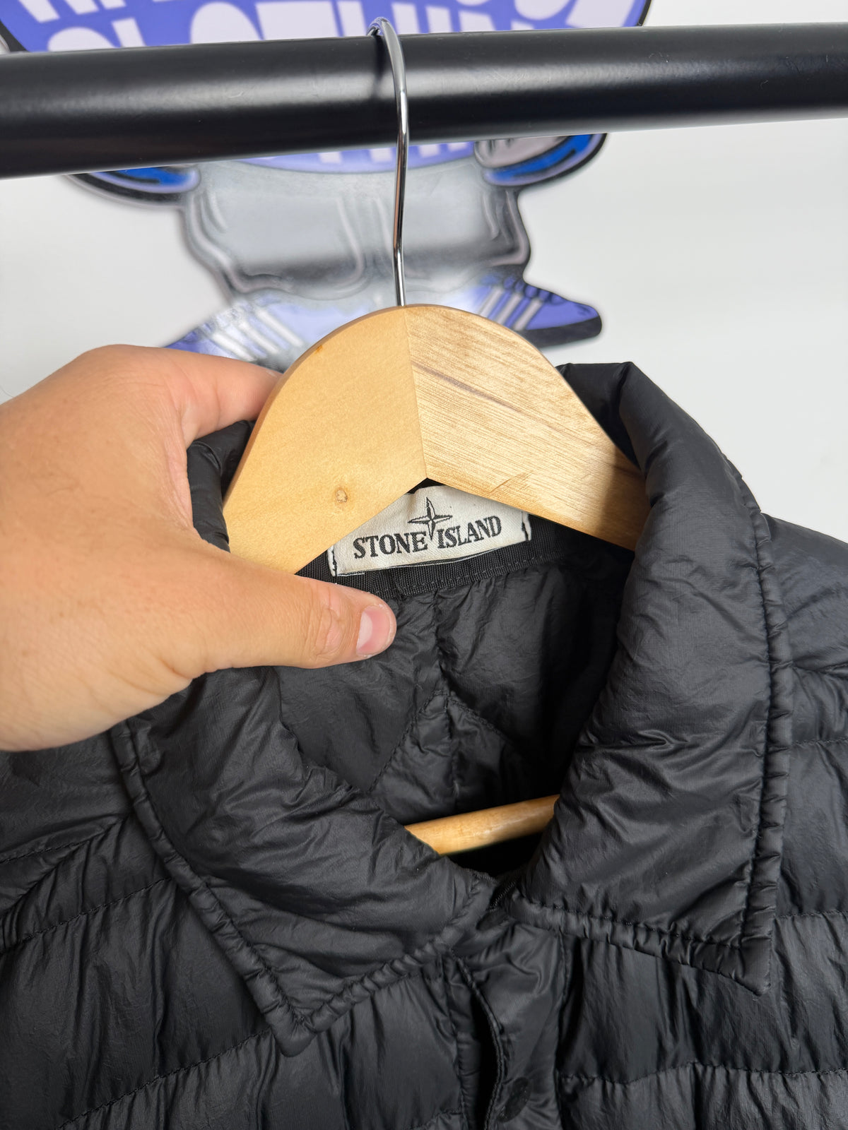 Stone Island Garment Dyed Micro Yarn Down Overshirt