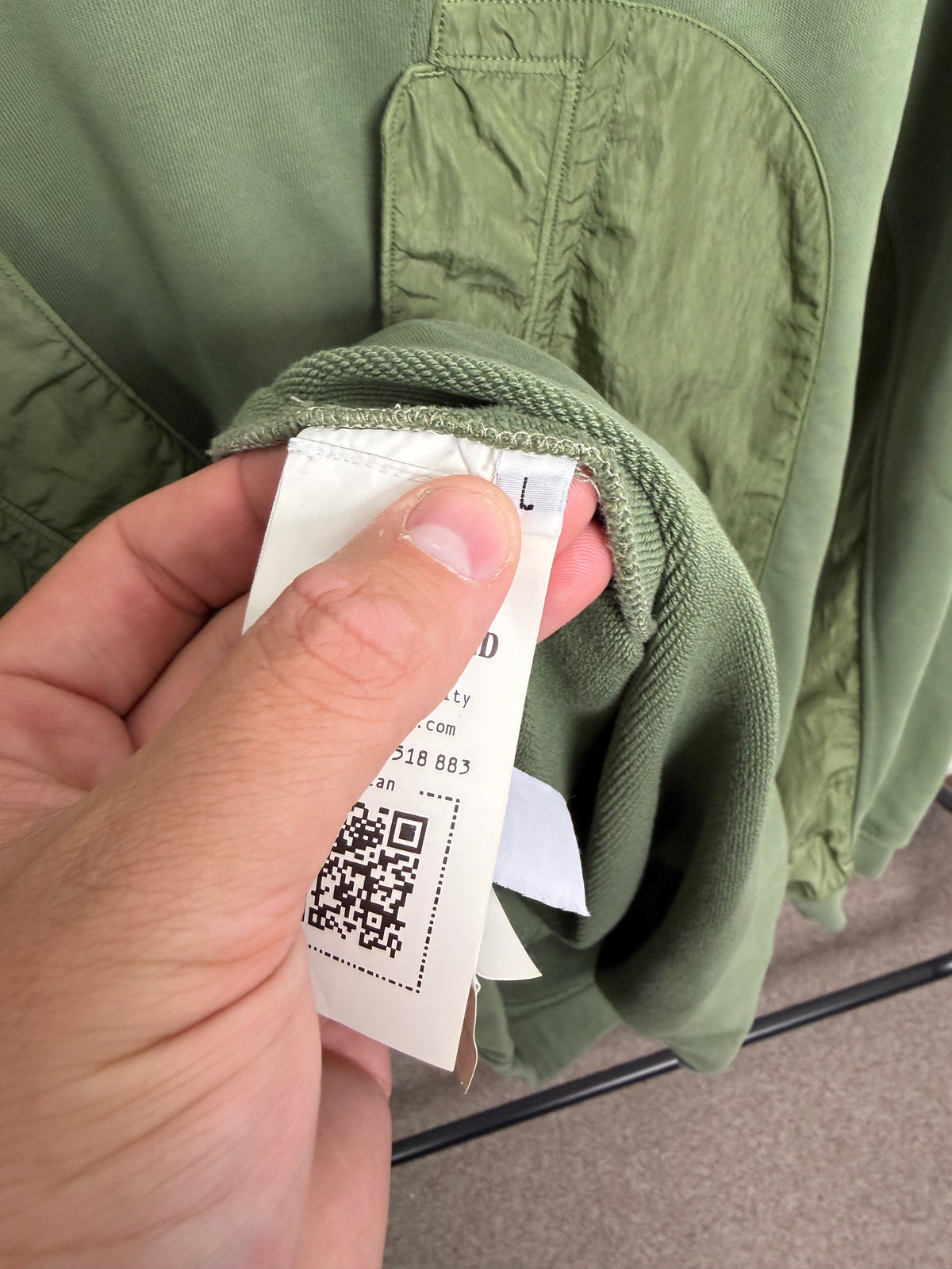Stone Island Nylon Pocket Sweatshirt
