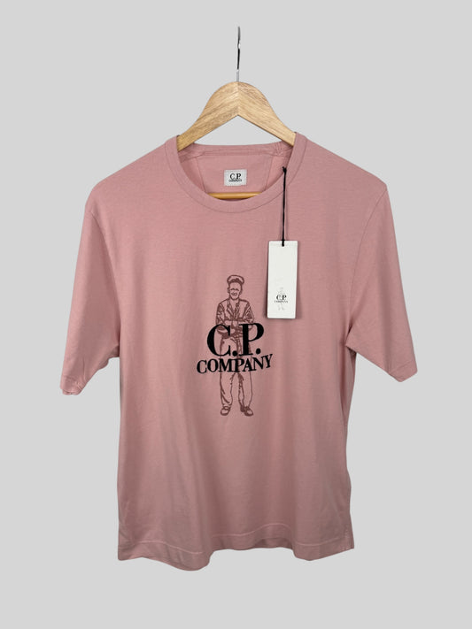 C.P Company Embroidered T-Shirt (M)