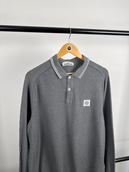 Stone Island Long Sleeved Polo Shirt (3XL)